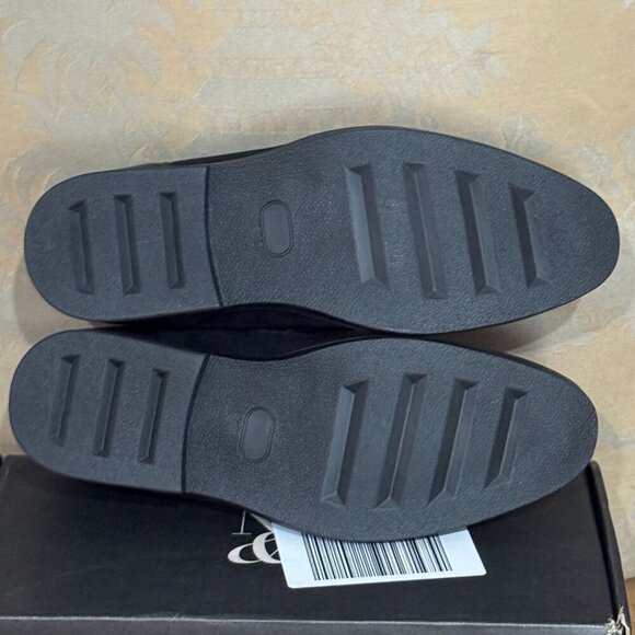 NY&C Bryant Loafers Men’s 12M Black Suede Bit Moc Toe Dress Shoes NY1278 🖤 - Picture 5 of 10